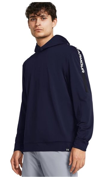 Under Armour Playoff heren hoodie, midnight navy/black/white