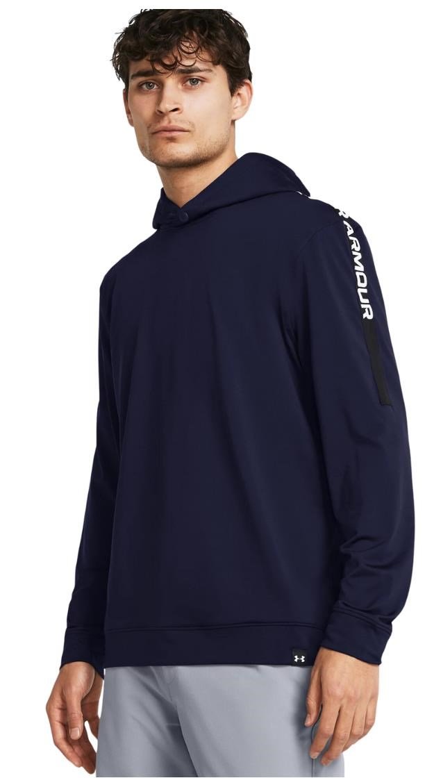 Under Armour Playoff heren hoodie, midnight navy/black/white