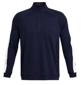 Under Armour Storm Midlayer 1/2 Zip heren sweater, midnight navy/matrix green/white