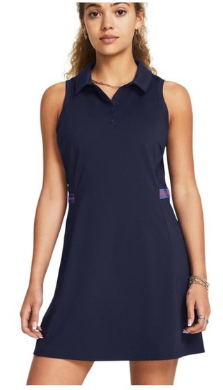 Under Armour Empower golf jurk 2024, dames, midnight navy/starlight
