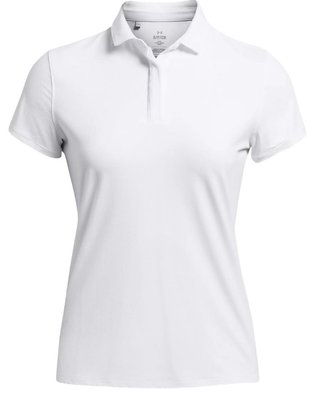 Under Armour Iso-Chill dames polo, white/midnight navy
