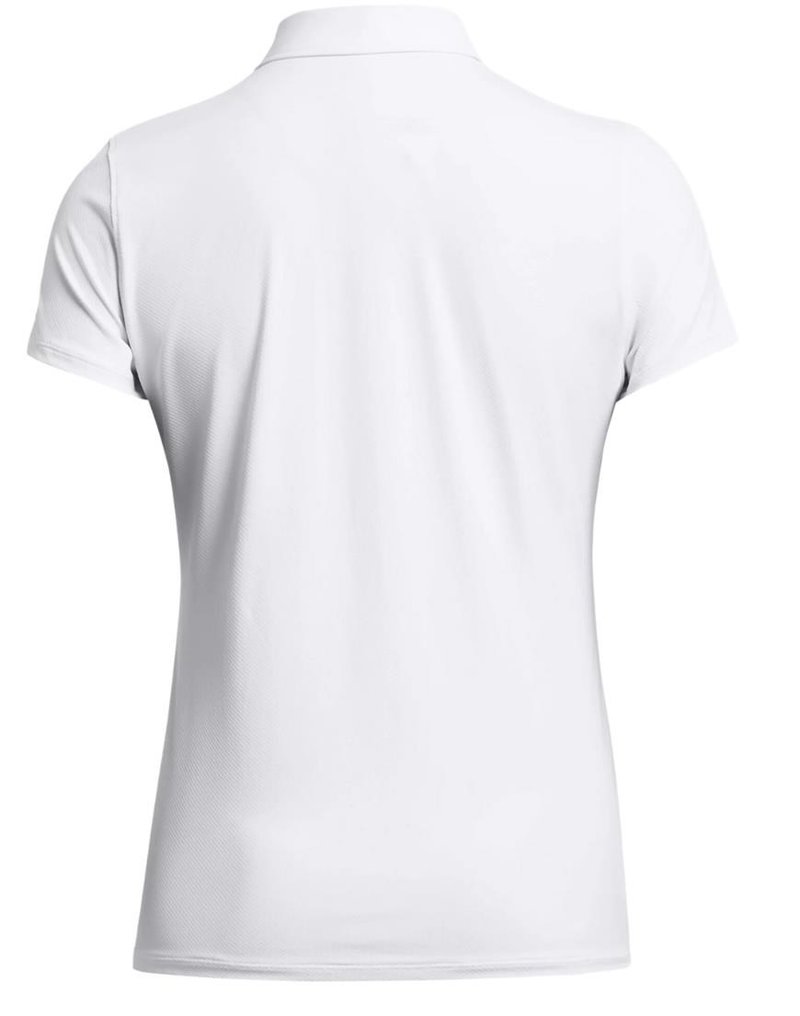 Under Armour Iso-Chill dames polo, white/midnight navy
