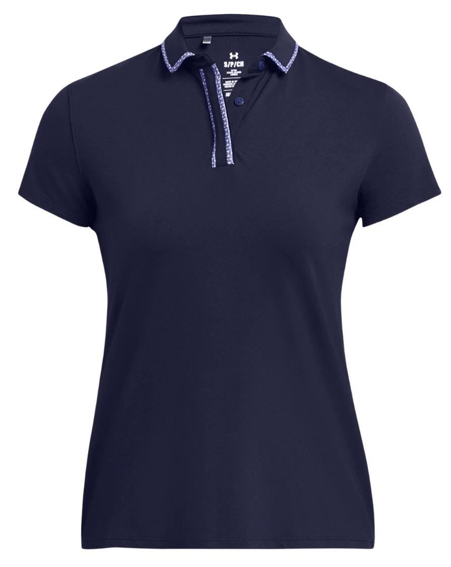 Under Armour Iso-Chill dames polo, midnight navy/starlight