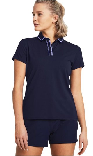 Under Armour Iso-Chill dames polo, midnight navy/starlight