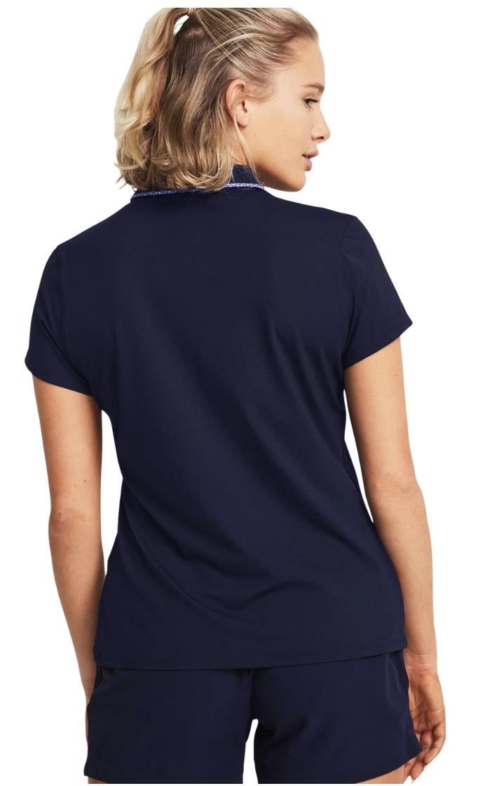 Under Armour Iso-Chill dames polo, midnight navy/starlight
