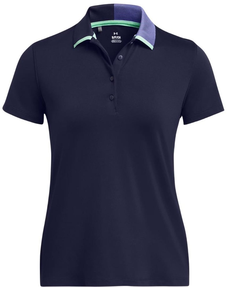 Under Armour Playoff Pitch dames polo, midnight navy/starlight