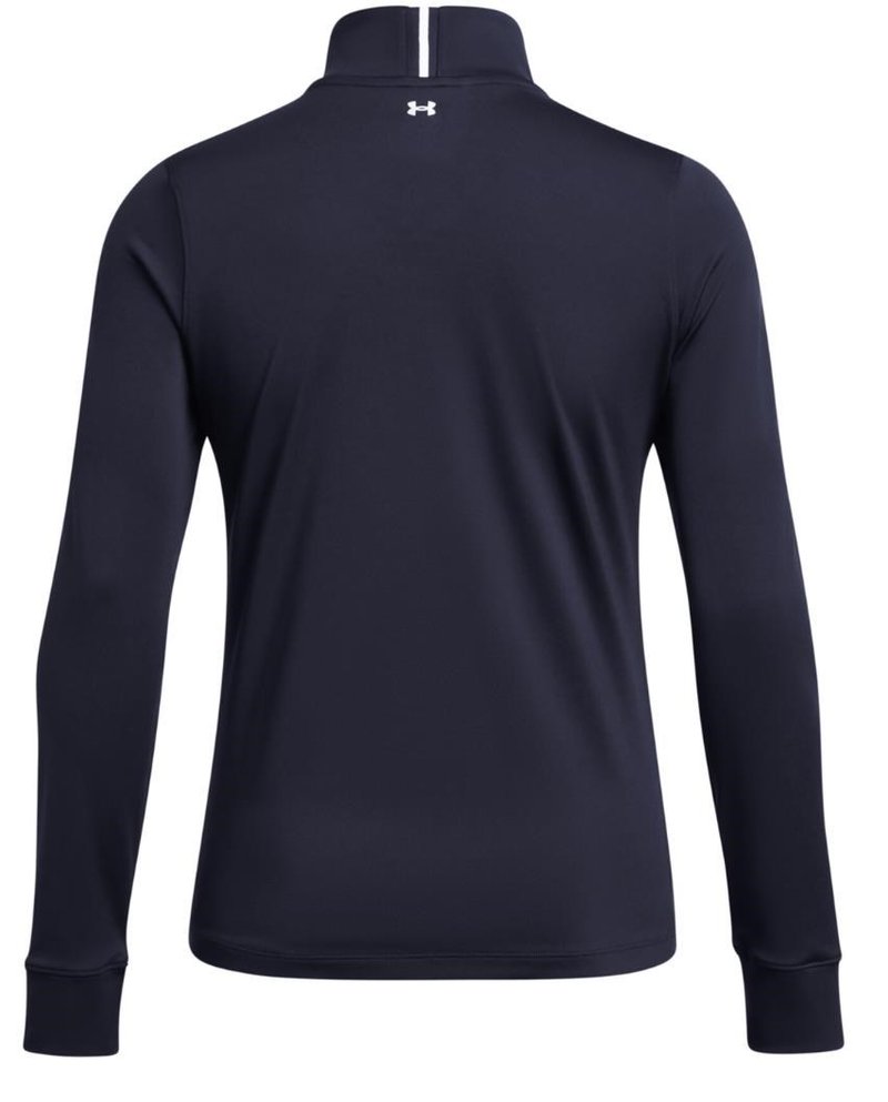 Under Armour Playoff 1/4 Zip dames sweatshirt, midnight navy/white