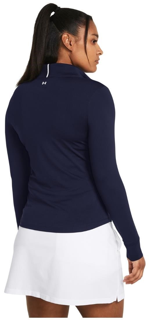 Under Armour Playoff 1/4 Zip dames sweatshirt, midnight navy/white