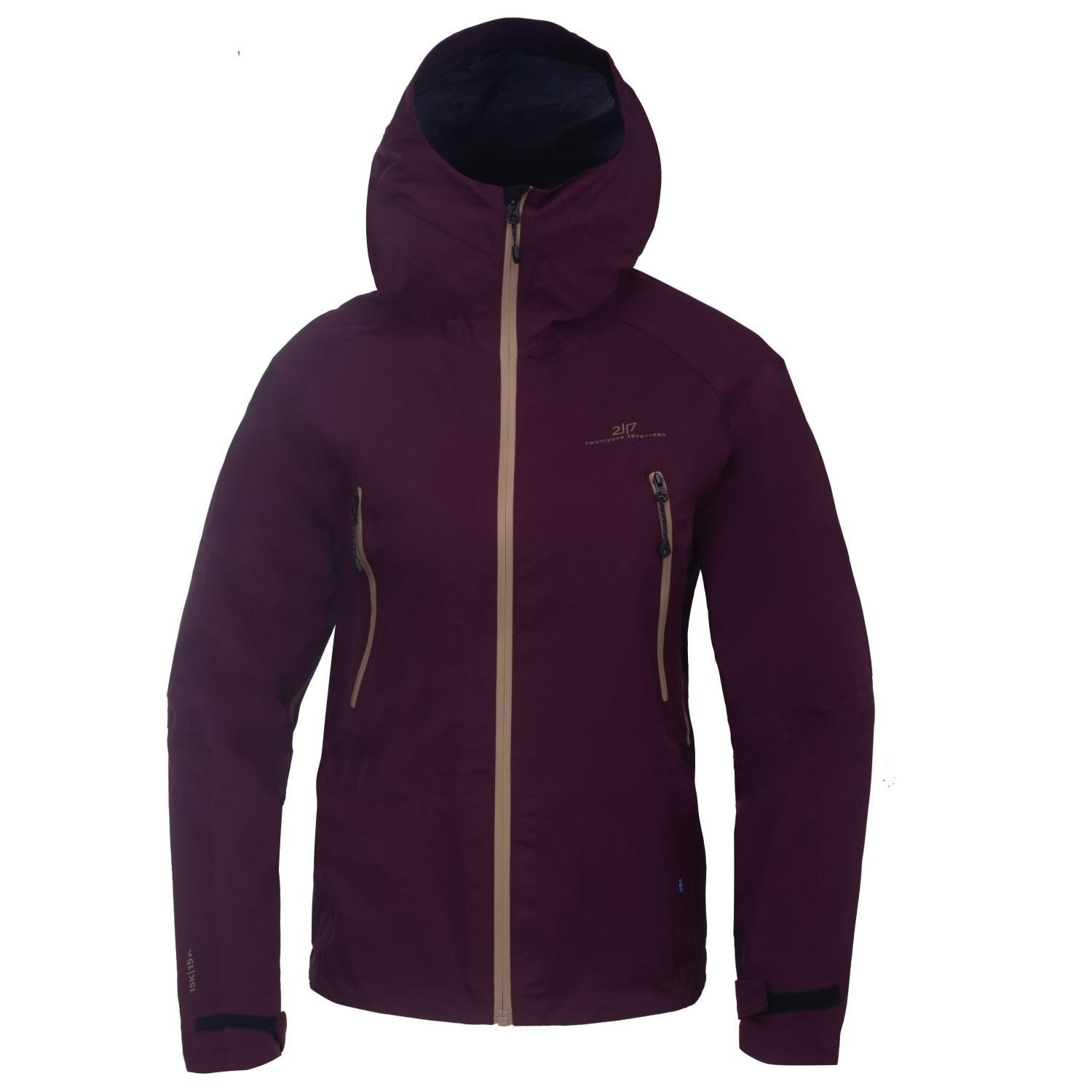 2117 of Sweden Skogmo 3L dames jas, dark plum