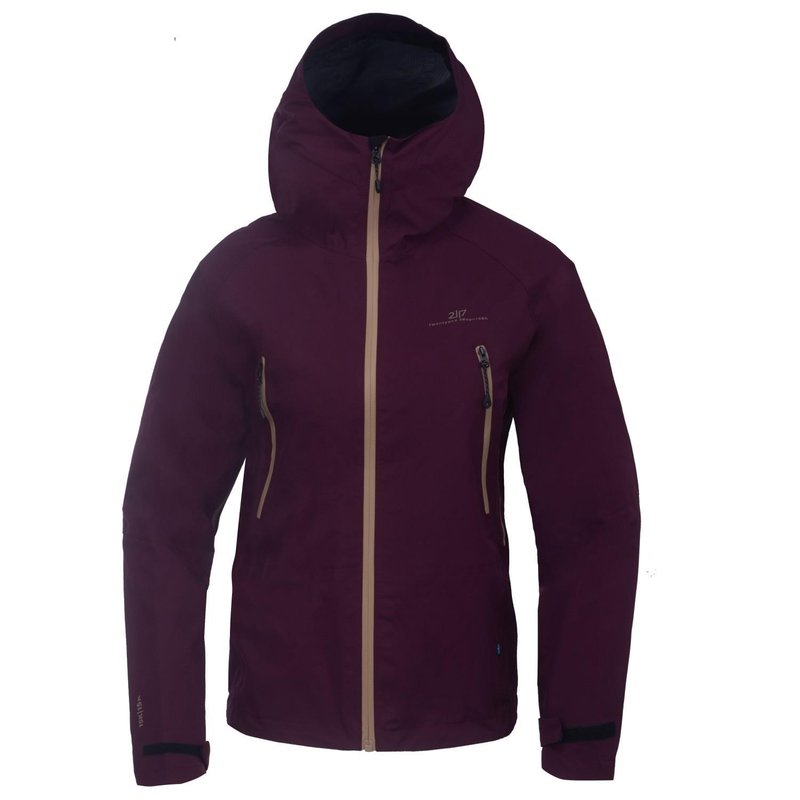 2117 of Sweden Skogmo 3L dames jas, dark plum