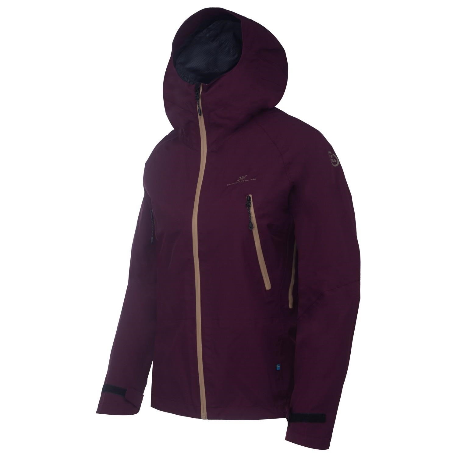 2117 of Sweden Skogmo 3L dames jas, dark plum