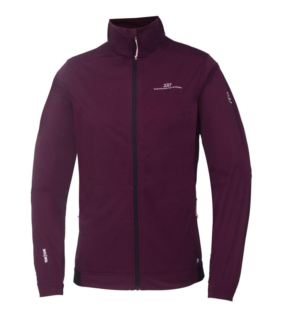 2117 of Sweden Torsvi dames hybride jas, dark plum