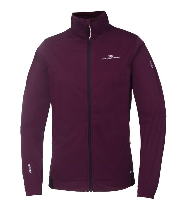 2117 of Sweden Torsvi dames hybride jas, dark plum