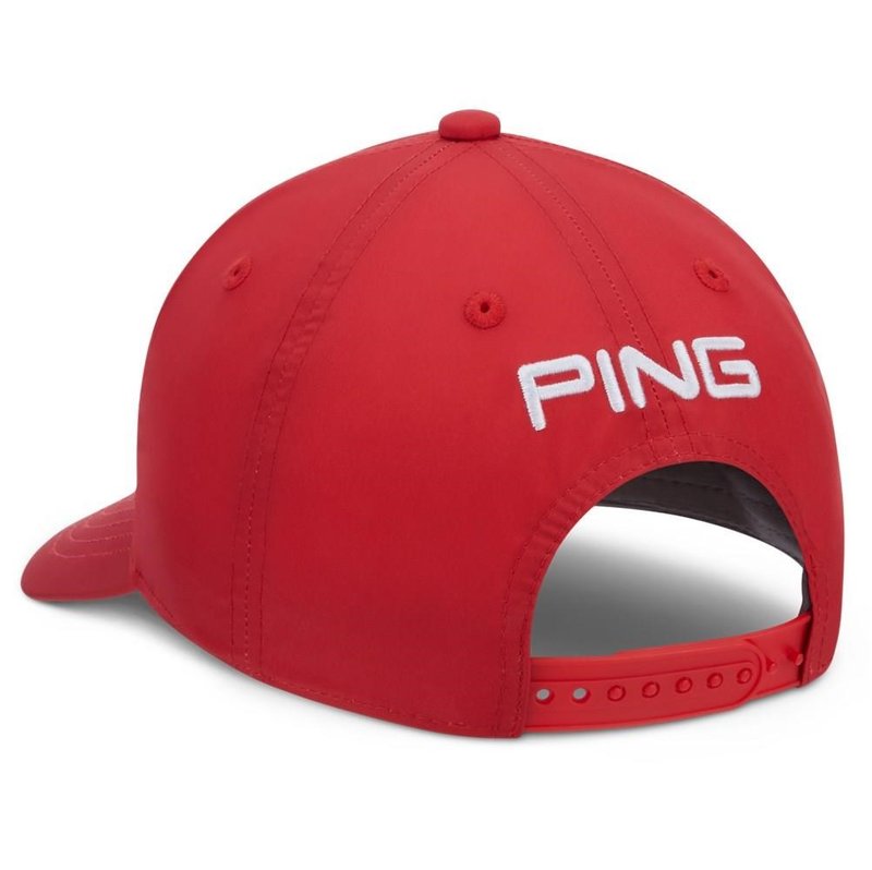 PING Unstructured heren pet, tomato red
