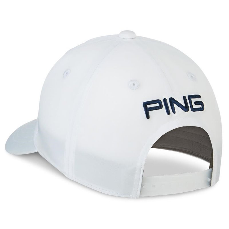 PING Unstructured heren pet, wit
