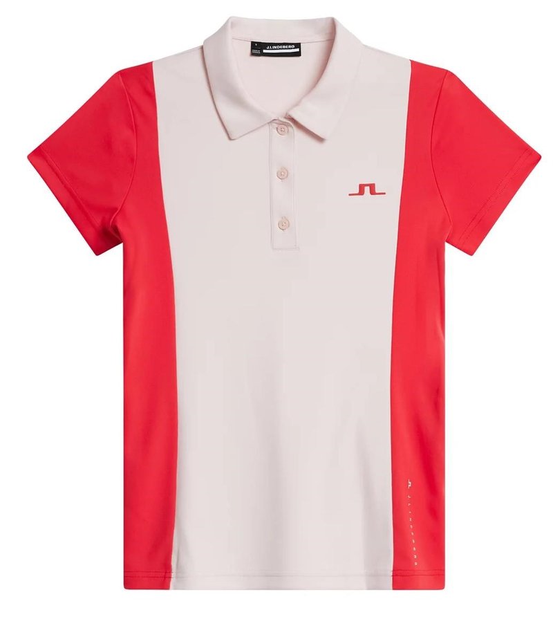 J.Lindeberg Tilly dames polo, rose quartz