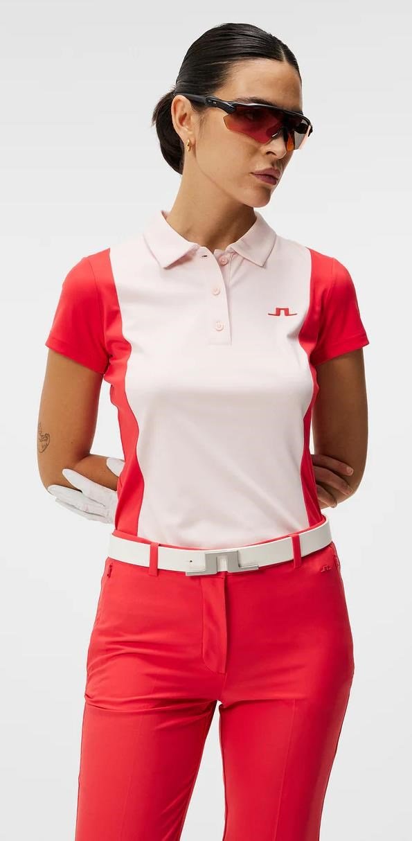 J.Lindeberg Tilly dames polo, rose quartz