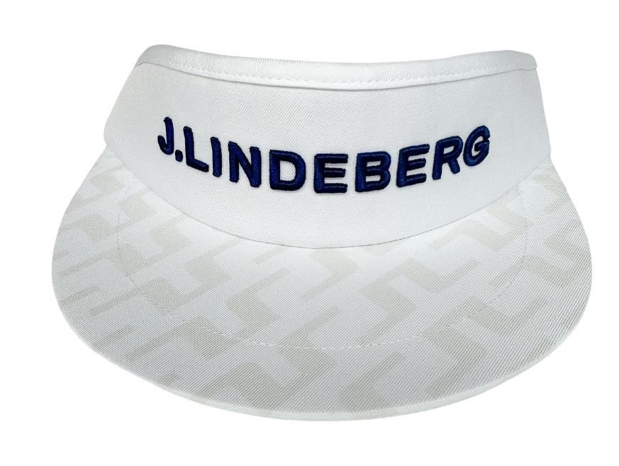 J.Lindeberg Viktor Print heren visor, wit