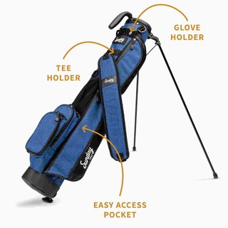Sunday Golf Loma pencil bag, kobaltblauw