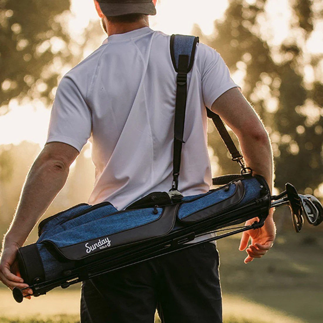 Sunday Golf Loma pencil bag, kobaltblauw