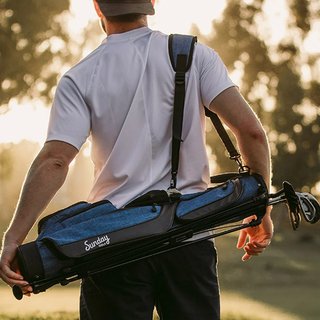 Sunday Golf Loma pencil bag, kobaltblauw