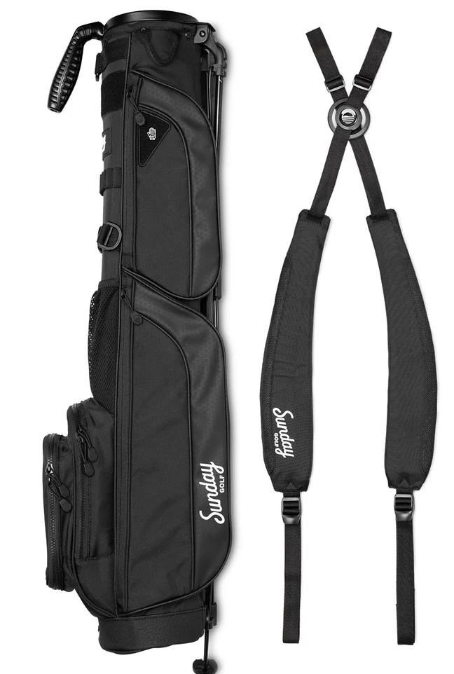 Sunday Golf Loma XL carry bag, mat zwart