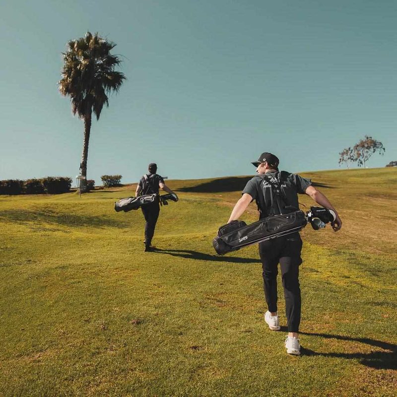 Sunday Golf Loma XL carry bag, mat zwart