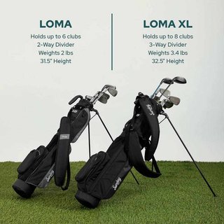Sunday Golf Loma XL carry bag, heather gray