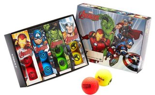 Volvik VIMAX MARVEL AVENGERS golfballen, mix colours