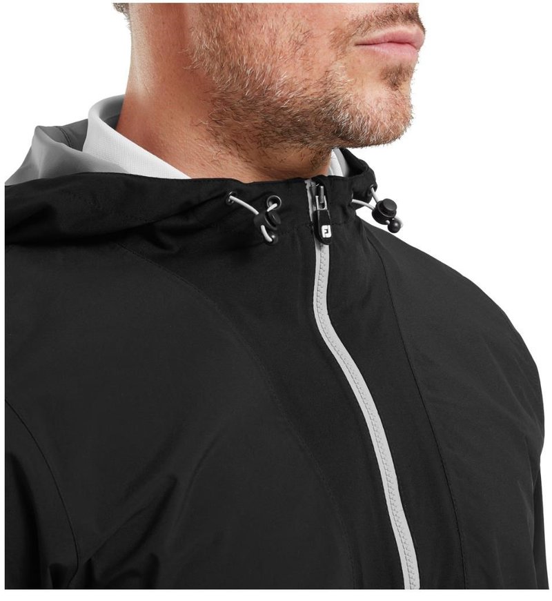 FootJoy HydroLite X Hoodie heren jack, zwart