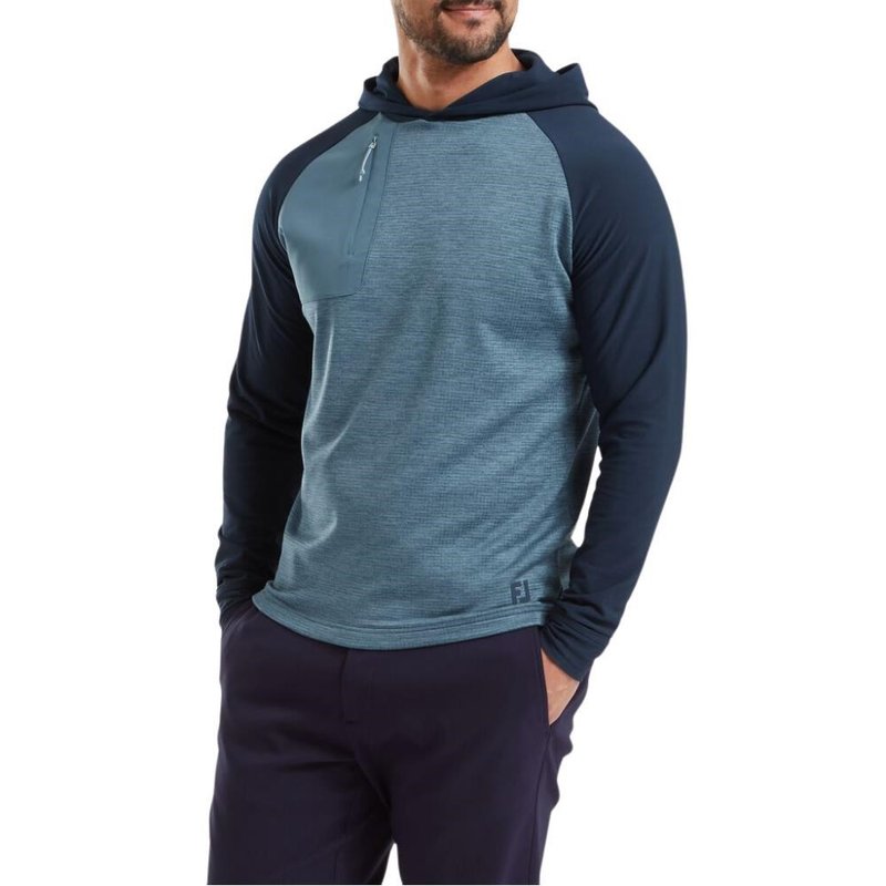 FootJoy ThermoSeries heren pullover hoodie, navy/slate