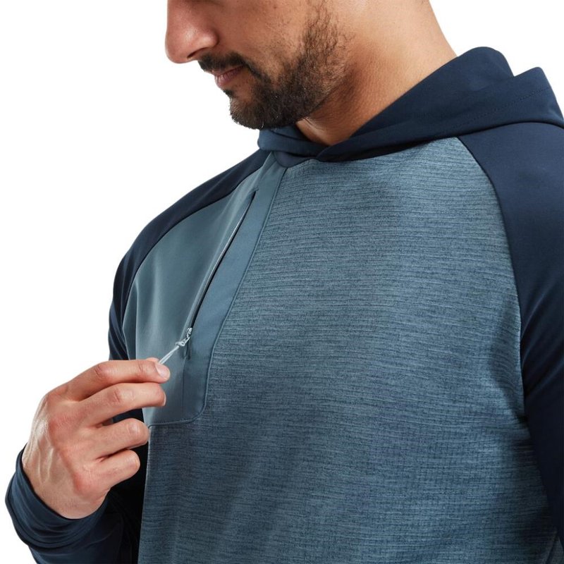 FootJoy ThermoSeries heren pullover hoodie, navy/slate