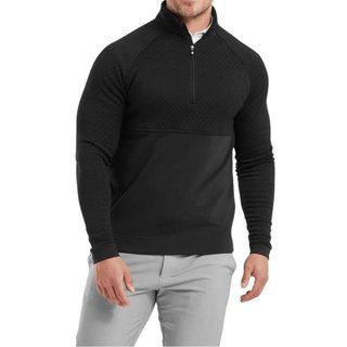 FootJoy Jacquard Thermal Chill-Out heren pullover, zwart
