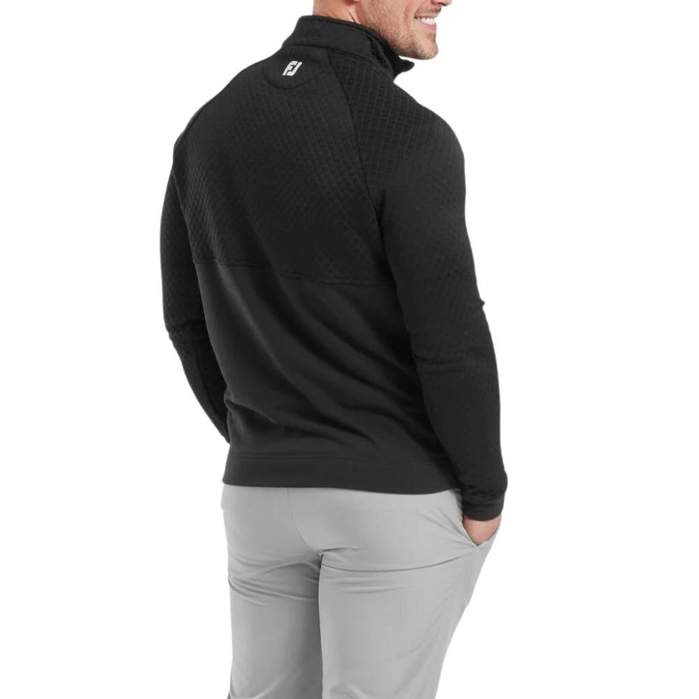 FootJoy Jacquard Thermal Chill-Out heren pullover, zwart