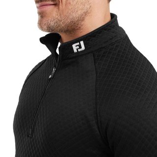 FootJoy Jacquard Thermal Chill-Out heren pullover, zwart