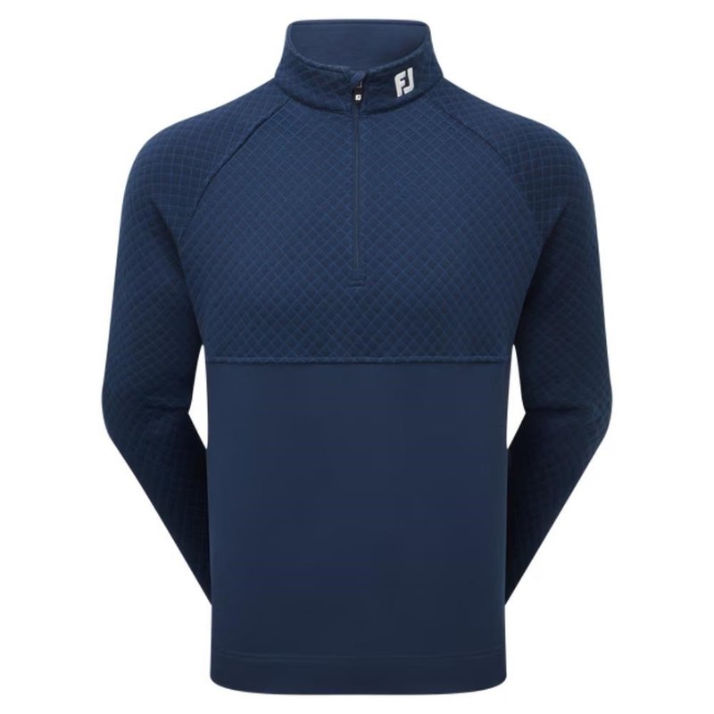 FootJoy Jacquard Thermal Chill-Out heren pullover, navy