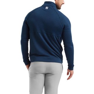 FootJoy Jacquard Thermal Chill-Out heren pullover, navy