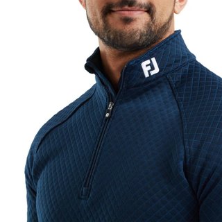 FootJoy Jacquard Thermal Chill-Out heren pullover, navy