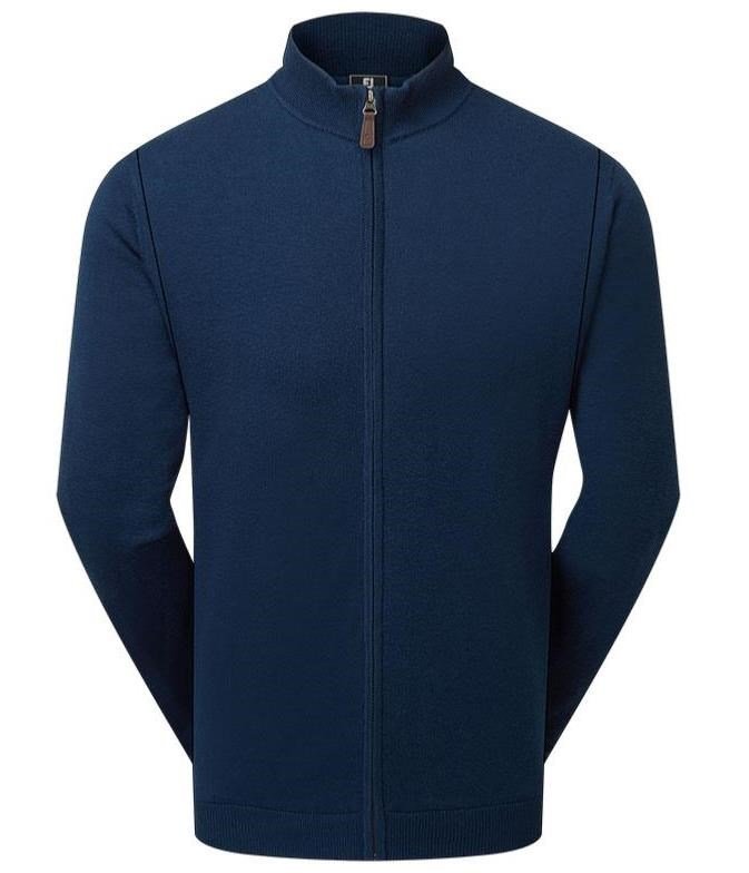 FootJoy Full-Zip Lined heren pullover, navy