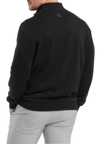 FootJoy Drirelease Full-Zip Lined heren sweater, zwart