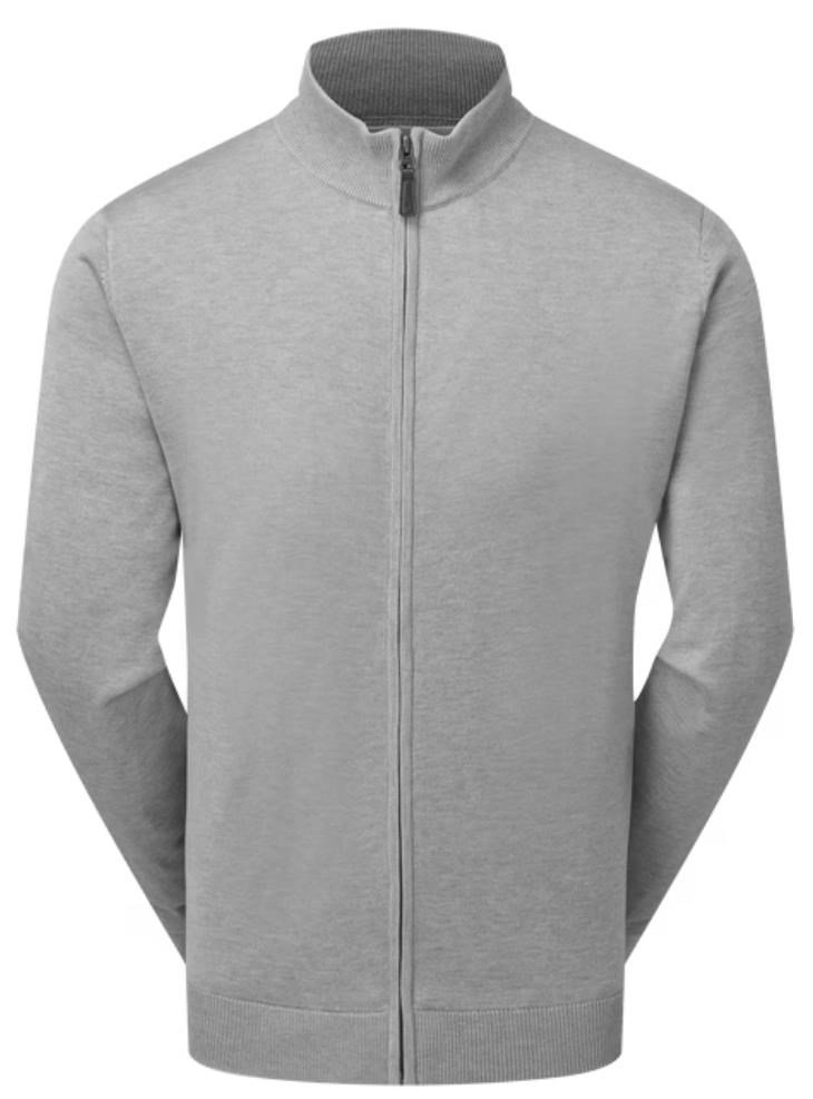 FootJoy Drirelease Full-Zip Lined heren sweater, grijs