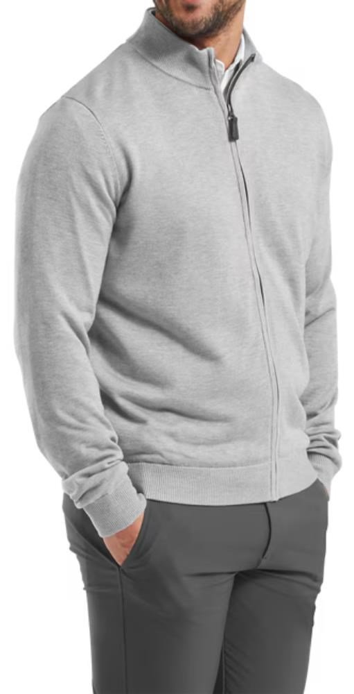 FootJoy Drirelease Full-Zip Lined heren sweater, grijs