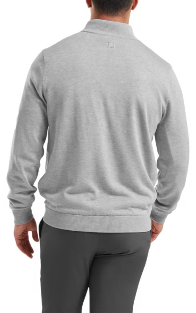 FootJoy Drirelease Full-Zip Lined heren sweater, grijs