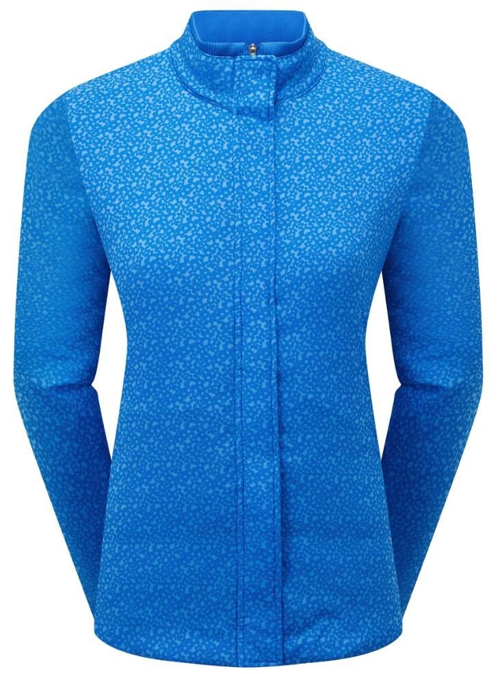 FootJoy ThermoSeries dames jack, floral tonal blue