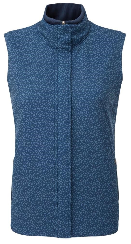 FootJoy ThermoSeries dames vest, floral tonal navy