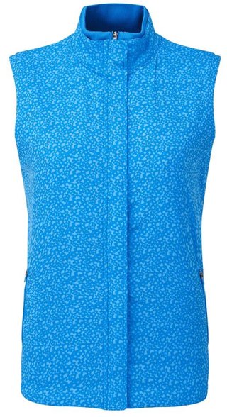 FootJoy ThermoSeries dames vest, floral tonal blue