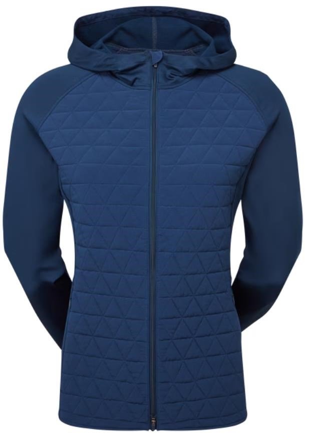 FootJoy ThermoSeries Hybrid dames hoodie, floral tonal navy