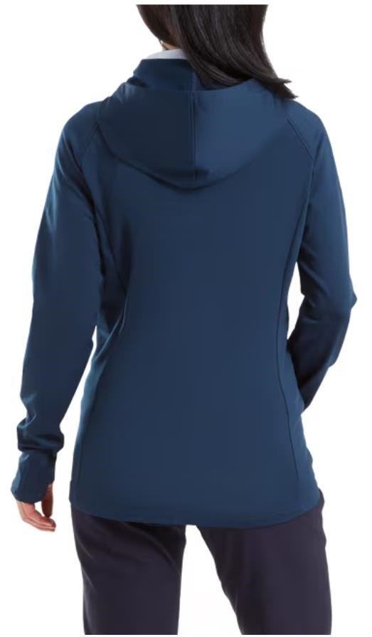 FootJoy ThermoSeries Hybrid dames hoodie, floral tonal navy