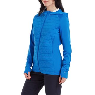 FootJoy ThermoSeries Hybrid dames hoodie, floral tonal blue