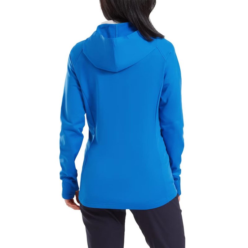 FootJoy ThermoSeries Hybrid dames hoodie, floral tonal blue